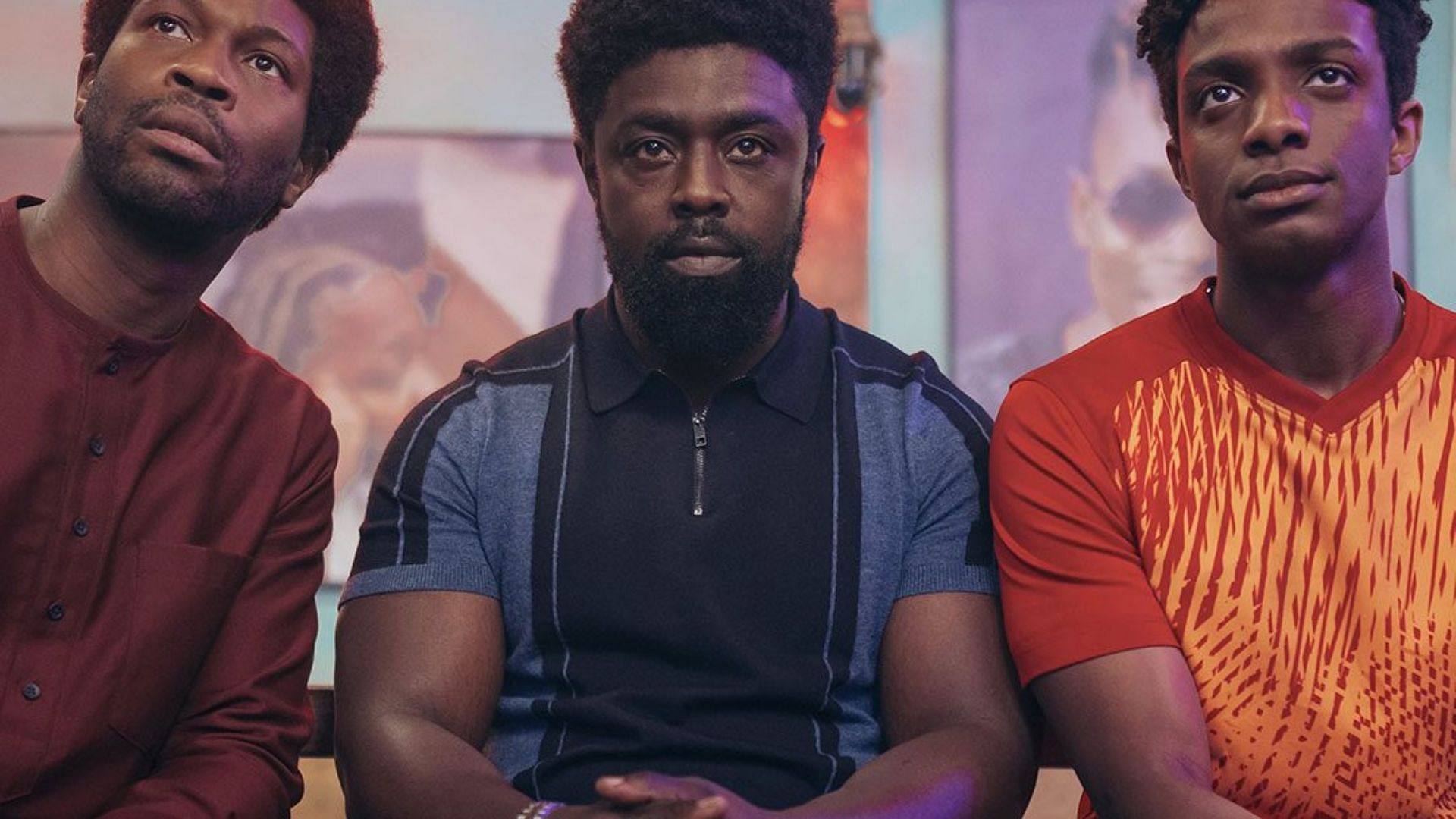 An image of Rashid, Obioma, and Tunde from Doctor Who season 2 episode 5 (Image via Instagram/@bbcdoctorwho)